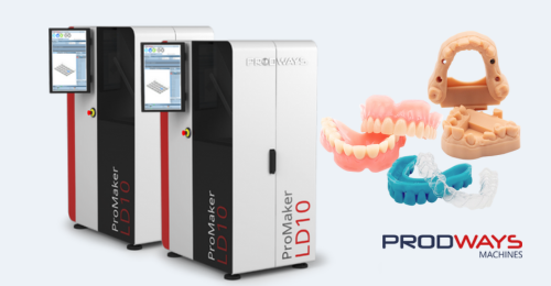 First multiple sales for the new Prodways ProMaker LD-10 3D printer - dental industry - Prodways Machines