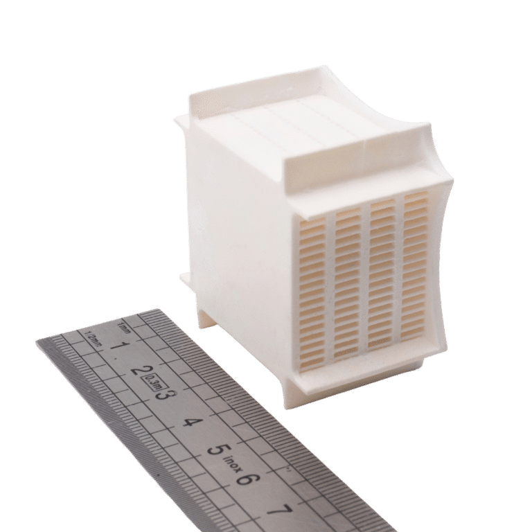 Complex ceramic part 3d printed on ceram pro by Prodways machines