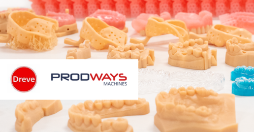 Dreve renews trust in Prodways with the purchase of its 13th MOVINGLight® 3D printer for dental models application
